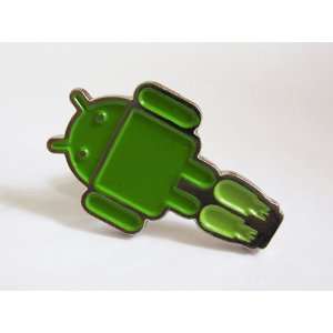 Mobile World Congress 2011 Google Android Pin Badge Android Rocketman