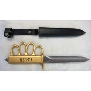 US 1918 High quality WWI trench knife 12 long , blade included cover,