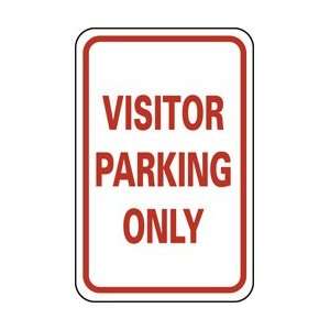  NMC 12x18 Sign Alum Visitor Parking Only