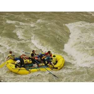 Box Canyon Rapids Along British Columbias Taku River Thrills a Group 