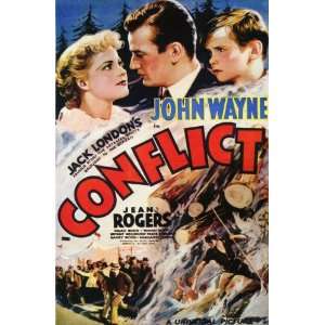  Conflict Movie Poster (11 x 17 Inches   28cm x 44cm) (1936 