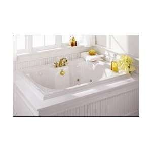   Heritage 5 Foot Drop In Jetted Tub with Center Drain