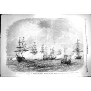   1869 Suez Canal Empress French Aigle Ships Port Said