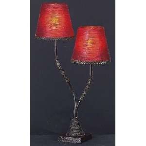  TRUMBOLI FEZ SHADE LAMP 2 SIDES SOCKET