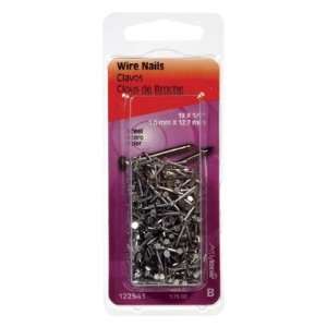  Hillman Fasteners 1/2X19 Brt Wire Nail (Pack Of 6) 1225 