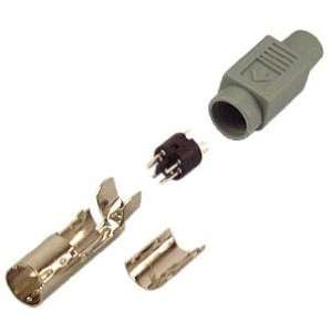  IEC Mini Din 6 Pin Male Connector