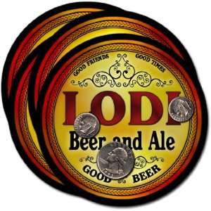  Lodi , NJ Beer & Ale Coasters   4pk 