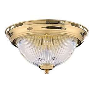 Quorum 3070 11 2 / 3070 13 2 / 3070 15 2 Flush Mount with Clear Ribbed 