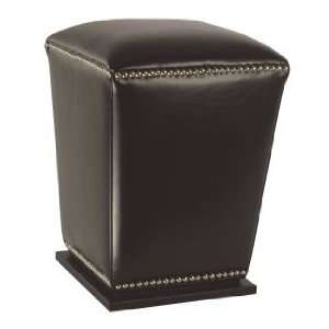  Mason Leather Brown Ottoman Set Of 2 In Brown