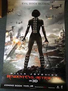 Resident Evil Retribution Original Movie Poster International Milla 