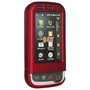 New Amzer Rubberized Red Snap Crystal Hard Case For Lg Tritan Ax840 Lg 
