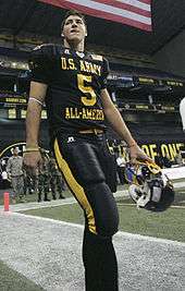   at the 2006 U.S. Army All American Bowl as a high school senior