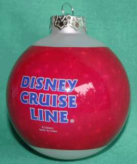 DISNEY CRUISE LINE 2007 MICKEY MOUSE CHRISTMAS ORNAMENT  