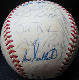 ENJOY A SINGLE SIGNED BASEBALL OF A FORMER REDS PLAYER (TO BE MY 