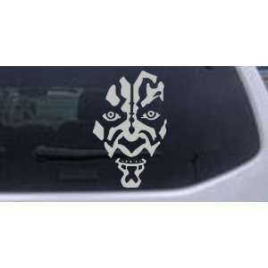 Silver 5.5in X 8.5in    Star Wars Darth Maul Car Window Wall Laptop 