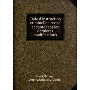   modifications HÃ©raux, Aug. A. (Auguste Albert) Haiti Books