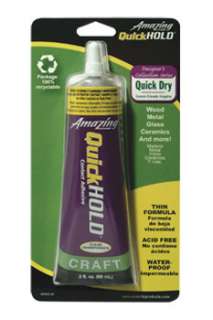 Amazing Quick Hold Craft Contact Adhesive   Clear 2oz  