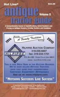 HotLine Antique Tractor Farm Equip Price Guide pre1965  