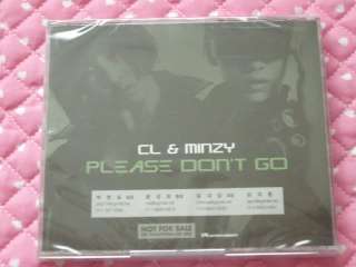 CL & Minzy Please Dont Go PROMO CD RARE YG BIGBANG  