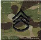 Multicam Staff Sergeant Military Uniform Embroidered Patch
