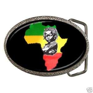 New Belt Buckle Africa Rasta Reggae Boy BK023  