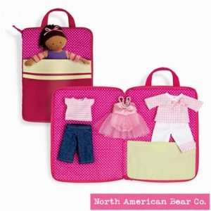   Sister Travel Tote Tan by North American Bear Co. (3951) Toys & Games