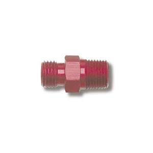   Red Anodized Aluminum  3AN to 1/8 NPT Flare Jet Fitting Automotive