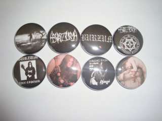 BURZUM buttons pins badges black metal mayhem varg vike  