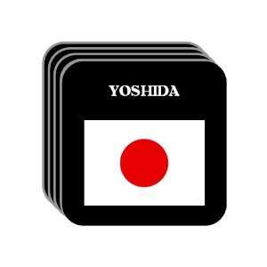  Japan   YOSHIDA Set of 4 Mini Mousepad Coasters 