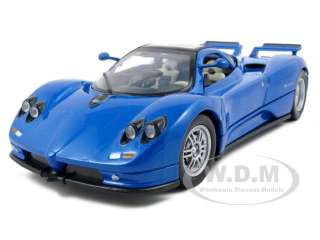 PAGANI ZONDA C12 BLUE 124 DIECAST MODEL CAR  