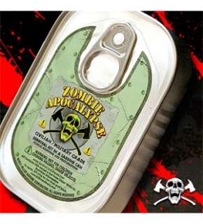 Zombie Apocalypse Survival Kit In A Sardine Can *New*  
