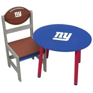   York Giants NFL Childrens Wooden Chair (12x12X26) Sports