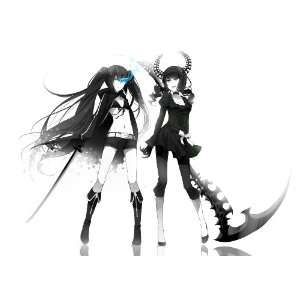   Black Rock Shooter Large Poster 24 x 36 With Yomi 