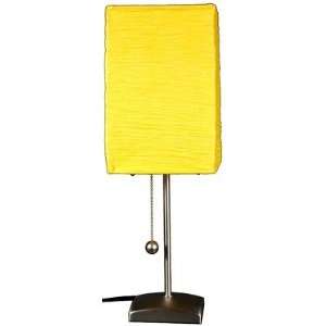 Oriental Furniture LMP YOKO Yellow 17 Yoko Table Lamp with Yellow 