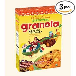 Wai Lana Little Yogis Granola, Organic Fruit Crunch, 8 Ounce (Pack of 