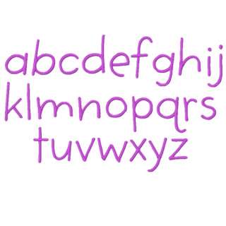 Here is a fun and zippy applique font. You can use it as an applique 