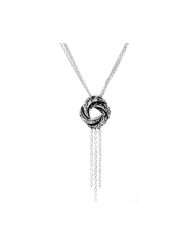 Bond Girl Algerian Love Knot Necklace (With Back)   Petite