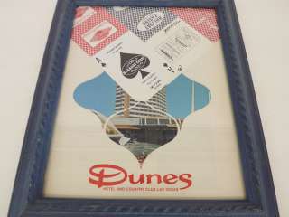   Dunes Hotel & Country Club Las Vegas Print Ad w Casino Cards NV  