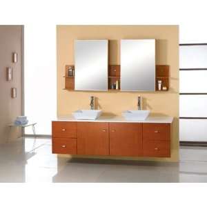  Virtu MD 409S / MD 415S Clarissa 72 Double Sink Bathroom 