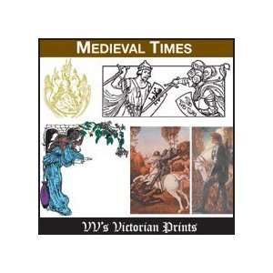  Medieval Times   Restored Vintage Art on Image CD Office 