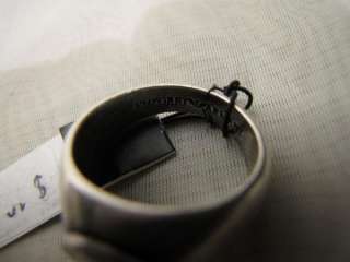 Emporio Armani .925 Silver Signet Ring Size 9 $90  