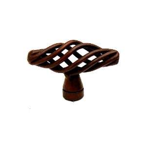 Century 44001 NR Natural Rust Orleans 3/4 Wrought Iron Birdcage Knob 