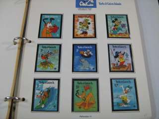 DISNEY COLLECTION IN ALBUM (#713), CONDITIONS AS PICTURED