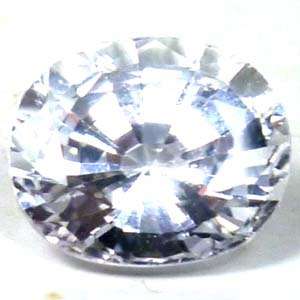 80 CT.OVAL NATURAL WHITE SAPPHIRE AFRICA  