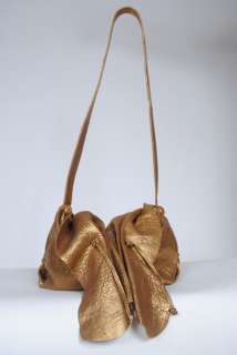 NEW Fatto A Mano Carlos Falchi Leather Tote Bag  