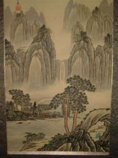 Chinese landscape Scroll Painting by Huang Zheng 9  