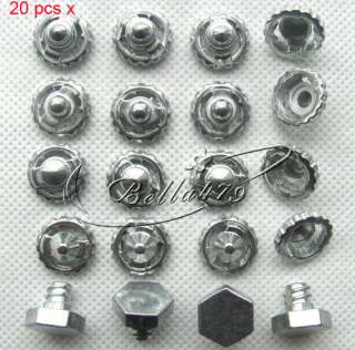 20 x New Beyblade Metal Fusion Performance Tips & Screws Face Bolt Bey 