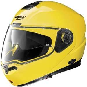  Nolan N104 Cab Yellow Full Face Helmet (XS) Automotive