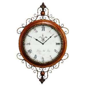  Metal Wall Clock with Roman Numerals 35