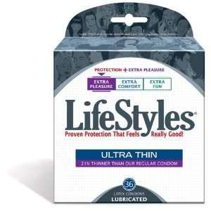  LifeStyles Brand 4946 Ultra Thin Condoms with Spermicidal 